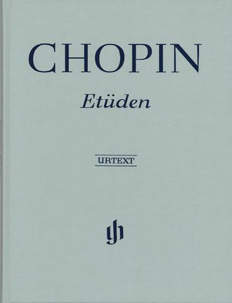 Chopin Etudes op.10, op.25 & 3 new etudes, gebunden