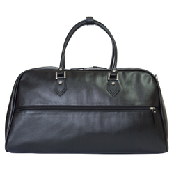 Кожаная дорожная сумка Normanno black (арт. 4007-01)