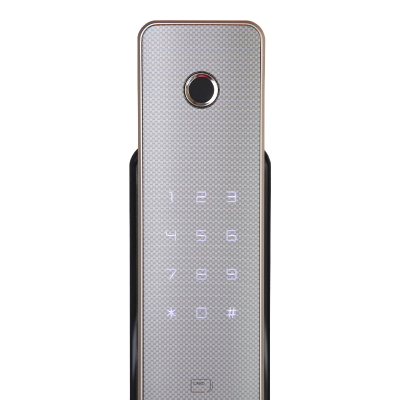 Электронный дверной замок Solity GP-4000BK DARK SILVER с отпечатком пальца