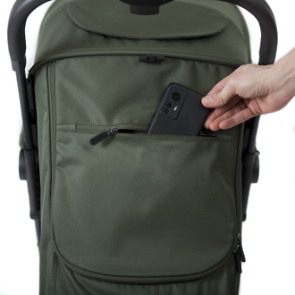 Коляска прогулочная Peppy Aero Oliva green