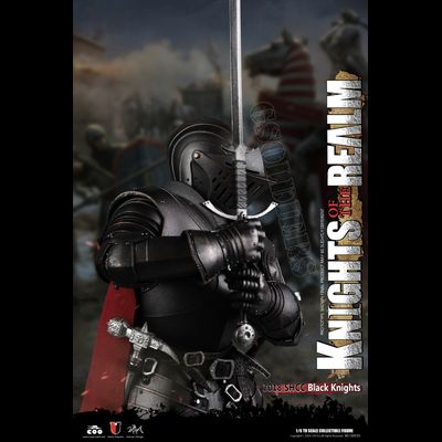 Рыцарь в черном доспехе (Лимитированный выпуск) - Коллекционная ФИГУРКА 1/6 scale IE-CAST ALLOY SERIES OF EMPIRES - KNIGHTS OF THE REALM - BLACK KNIGHT (SE035) - COOMODEL