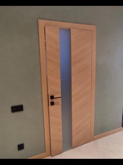 PORTE RICHI (Беларусь). ПРАКТИКА, МОДЕЛЬ К41, НАТУРАЛЬНЫЙ ШПОН ДУБА (БРАШ КОЛОР), ТОН 12/СТЕКЛО МАТОВОЕ