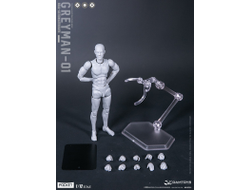 Серый манекен - Коллекционная фигурка 1/12 SCALE Action Figure Greyman (DPS11) - DAMTOYS