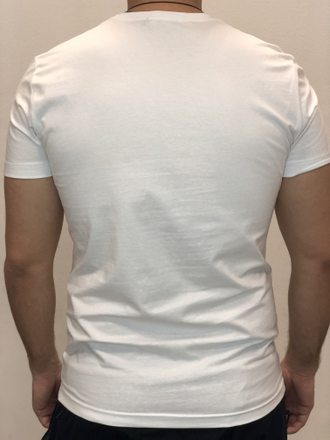 Мужская футболка R I S K white