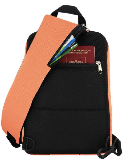 Рюкзак с одной лямкой - сумка на грудь Optimum XXL RL, оранжевый