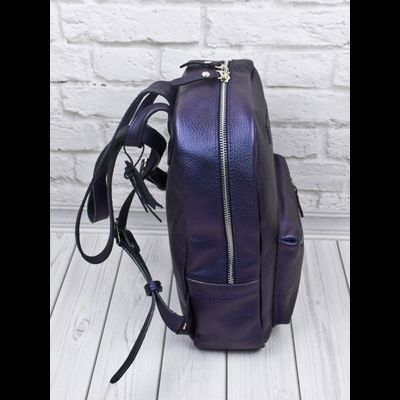 Женский кожаный рюкзак Anzolla Premium indigo (арт. 
3040-56)