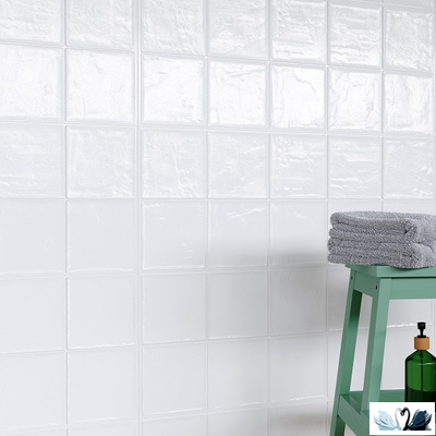 xПлитка настенная Gracia Ceramica Mango white square wall 25 х 60 см рельеф