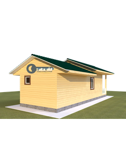 Б-03 ГАБАРИТНЫЕ РАЗМЕРЫ: (12Х4М) 1 ЭТАЖ, ОБЩАЯ ПЛОЩАДЬ: 48М²