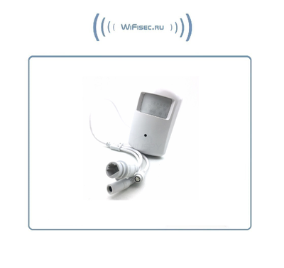 Видеоняня/Охранная IP WiFi-LAN видеокамера с ночным видением и аудиоканалом (корпус ИК датчика), встроенный DVR. Full HD (CamHi)