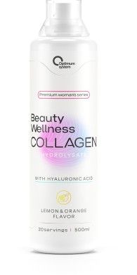 (Optimum System) Collagen Beauty Wellness - (500 мл) - (ягодный пунш)