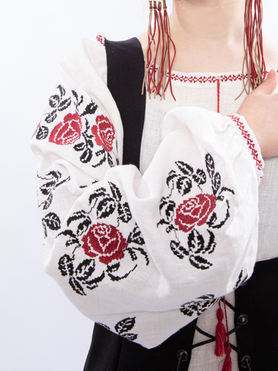 Платье рубаха "Розы"