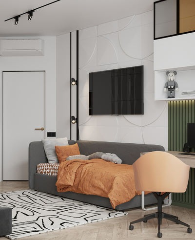 Гипсовая 3D панель "Изгиб" (дополнительный виз2)