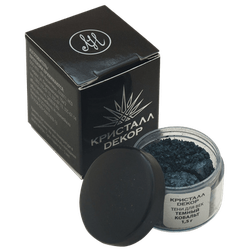 Тени для век "Тёмный кобальт", Кристалл Декор