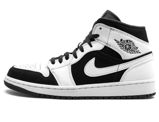 Air Jordan 1 Retro Mid Tuxedo 554724 113