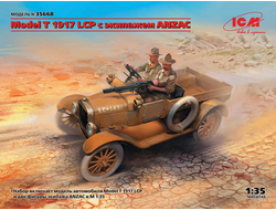 Сборная модель: (ICM 35668) Автомобиль Model T 1917 LCP армии ANZAC с экипажем