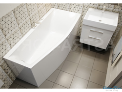 Astra-Form Ванна Скат правосторонняя 170/75 см белая