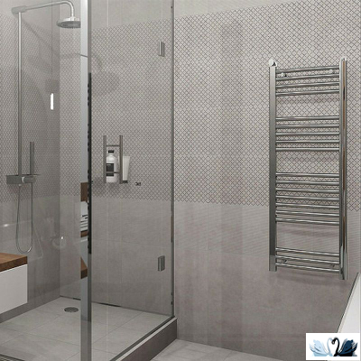 Плитка настенная Belani Бонтон Перла Декор 1 с золотом 30 х 60 см Береза керамика