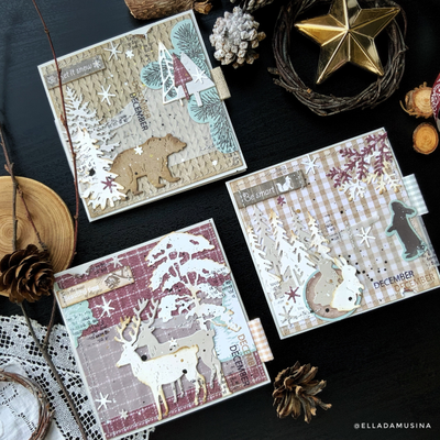 Набор ножей для вырубки "Под ёлочкой скакал"