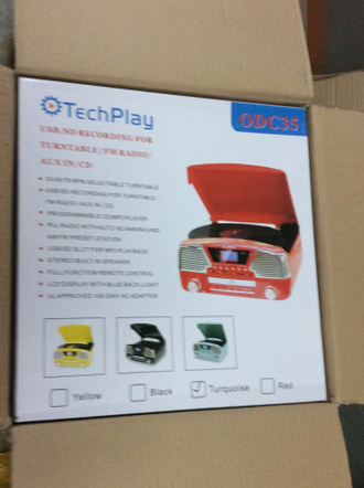 Проигрыватель виниловых дисков TechPlay ODC-35
