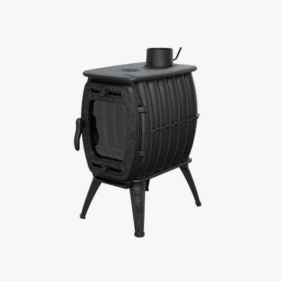 Печь отопительно-варочная Бахта II черная до 180 м3