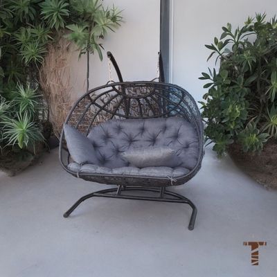 Двухместное подвесное кресло