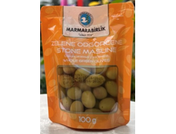 Оливки MARMARABIRLIK с косточкой, 100 гр