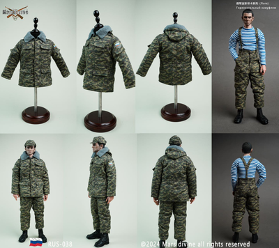 Комплект снаряжения российского десантника (ВДВ) - КОЛЛЕКЦИОННЫЙ КОМПЛЕКТ 1/6 Russia “Chechen War” 1994-1999 Box Set (RUS-038) - MarsDivine