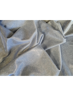 Трикотаж хамелеон с блеском СЕРЕБРИСТО-ГОЛУБОЙ арт.12