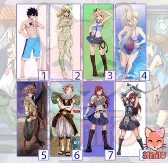 Dakimakura fairy tail on sale