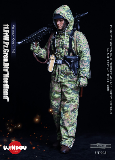 Немецкий пулеметчик - Коллекционная ФИГУРА 1/6 Oder 1945  (UD9051) - UJINDOU