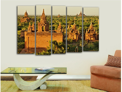 Модульная картина "Долина храмов"