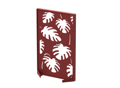 Перегородка прямоугольная с декором "Пальмы"