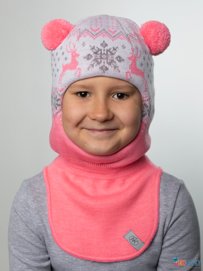 Шапка-шлем "Сказка" 22101-01, цвет розовый р. 48-50