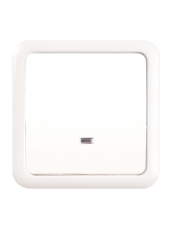 Выключатель одноклавишный в сборе GUSI Electric EXTRA White С1В18-001-СБ Разные цвета