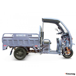 Грузовой электротрицикл Rutrike Глобус 1500 60V1000W серый
