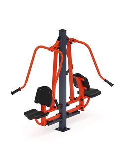 «Жим от груди двойной» СТ 006-02 двойной уличный тренажер