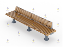 1653.1 Диван «Планер» на металлическом основании