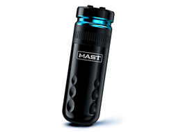 (УЦЕНКА) Беспроводная роторная тату машинка Mast Racer Wireless Pen 4.0mm Strokes Blue