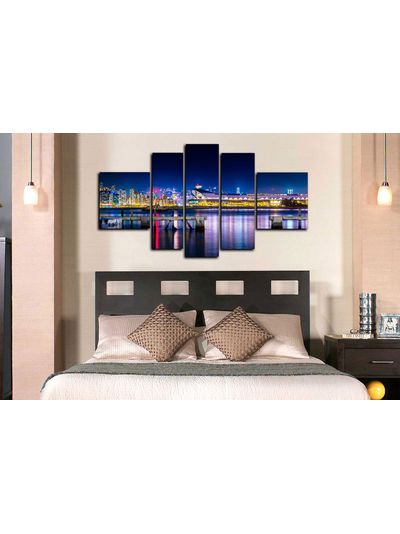 Модульная картина "Яркое отражение"