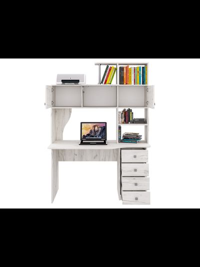 СК-16 рабочий стол с надстройкой Крафт светлый