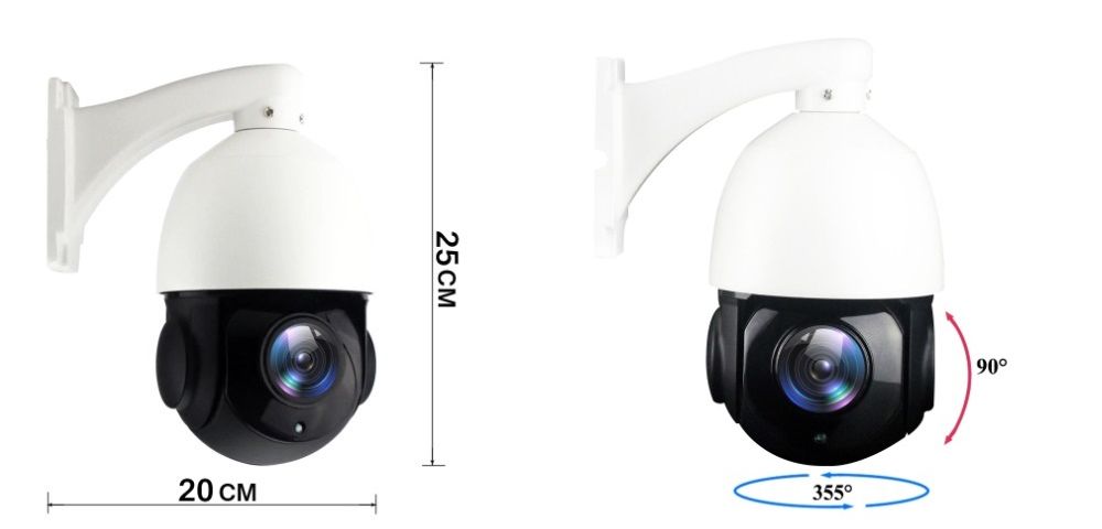 DE-WLY265-H2MP-20 Уличная моторизированная WiFi/LAN телекамера с 20ти кратным оптическим увеличением