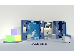 Профессиональный комплекс для кабинета детского психолога-дефектолога. Комплект психолога «КОСМОС»