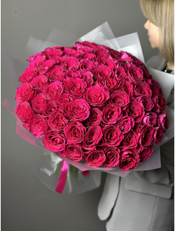 Букет из 75  роз