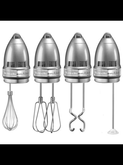 Ручной миксер KitchenAid, серебристый, 5KHM9212ECU