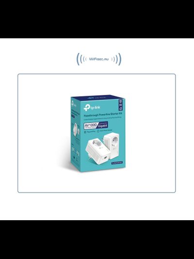 Сетевой гигабитный адаптер Powerline TP-LINK TL-PA7017PKIT Gigabit Ethernet, (комплект 2 шт.)