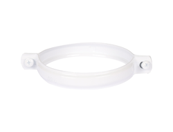 Крепление к стене ROMMER D100 белое RAL металлическое (хомут) (Арт. RCA-6010-000003)