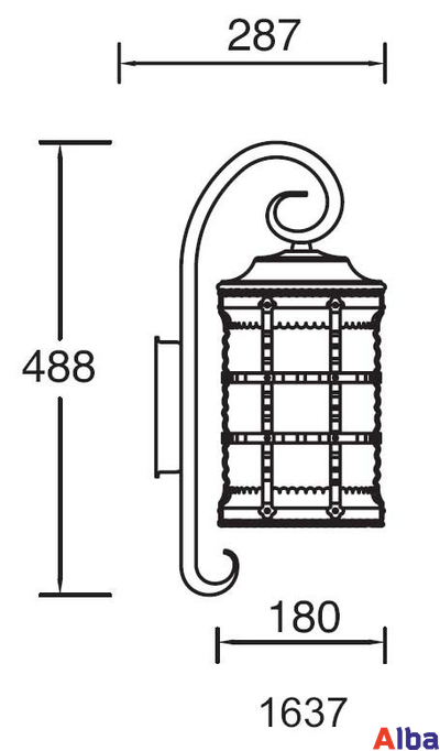 Barselona 81202/18 Gb Парковый светильник