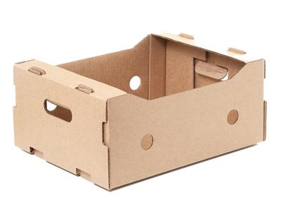 Лоток (гофролоток) для овощей, зелени и фруктов, 365*294*110 мм