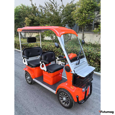 Гольфкар GreenCamel Сонора A3 ECO (3 seats 1000W R8) оранжевый