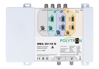 MBA 35118 N  Многополосный усилитель, 47 ... 862 МГц
